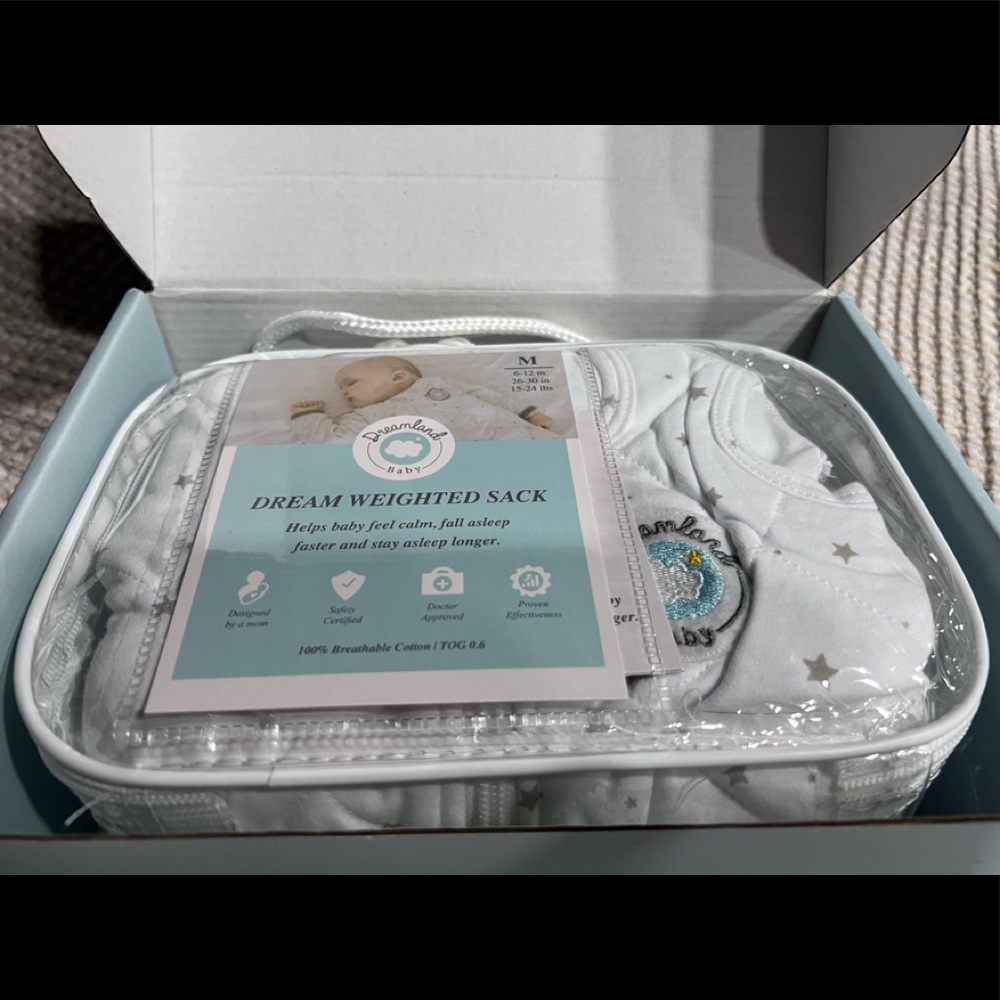 Brand New Dreamland Baby Dream Weighted Sack👶💗💙🎁Perfect Baby Shower 🎁